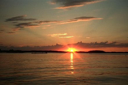 Imatra - auringonlasku.