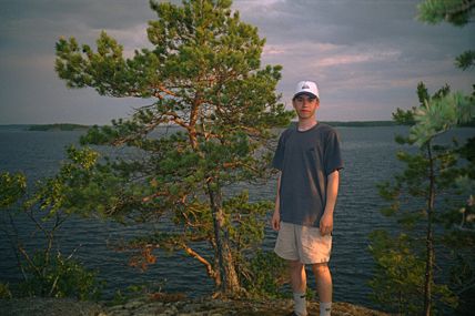 Maisema Kylmäsaaresta Haapaselälle.