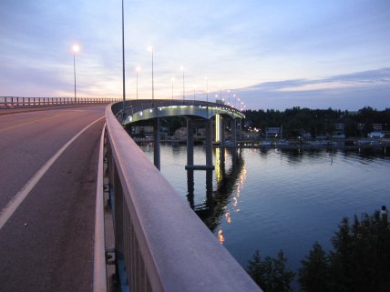 Puumalan silta illalla