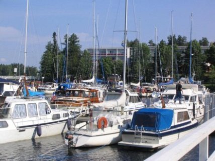 Savolinnan Casinon vierassatama.